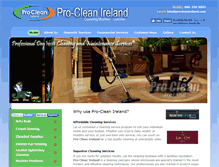 Tablet Screenshot of procleanireland.com